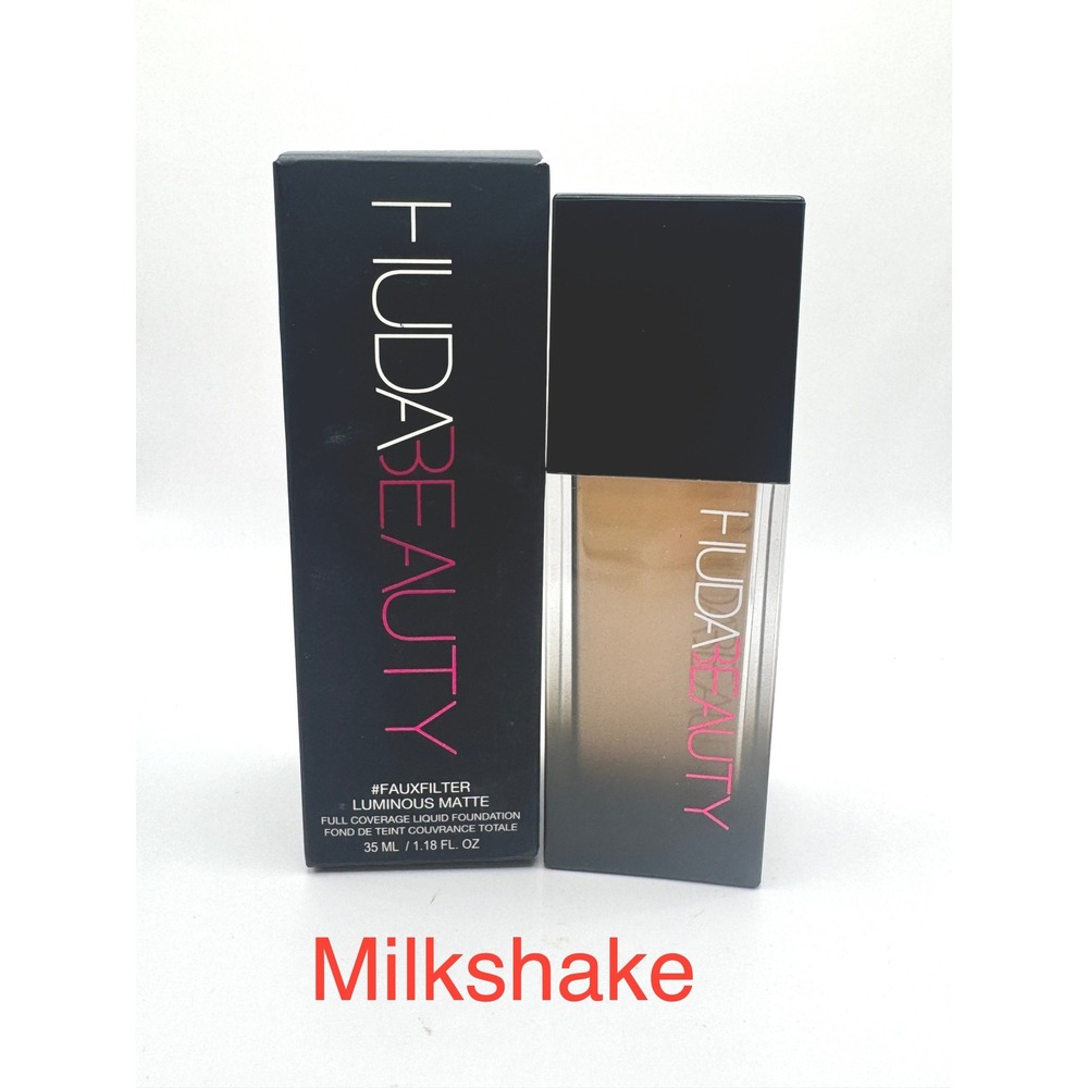 Huda Beauty FauxFilter Matte Foundation Milkshake 100B NEW